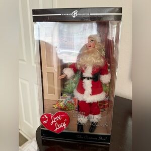 I Love Lucy Barbie Collector Holiday Doll Lucy Santa Claus